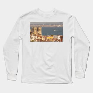 the city of light. Lisbon Cathedral. Long Sleeve T-Shirt